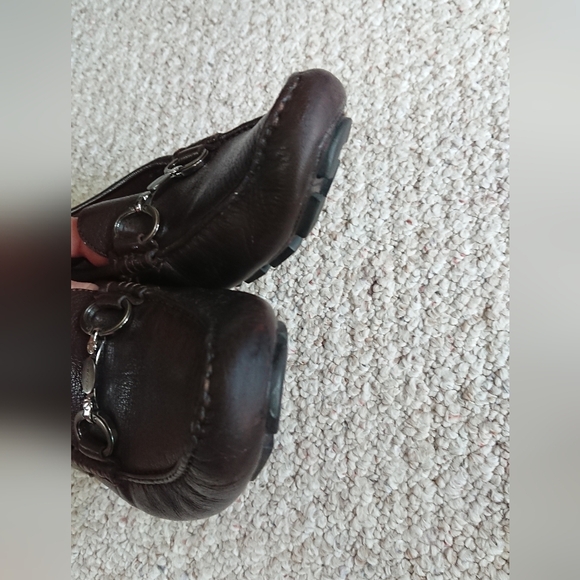 Dolce & Gabbana Brown Leather Driving Horsebit Slip On Loafers size 8 - Picture 14 of 16